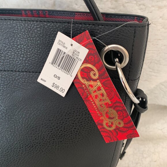 Carlos Santana Purse/Tote Black NWT - Picture 2 of 7